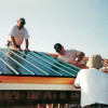 roof installation of metal