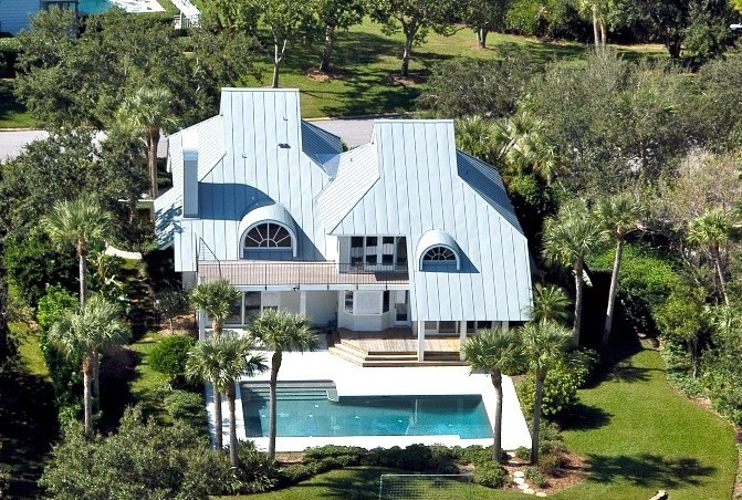 white metal roofing