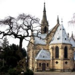 Church with metal roof